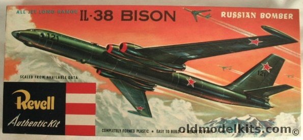 Revell 1/169 IL-38 Bison Russian Bomber 'S' Kit, H235-98 plastic model kit